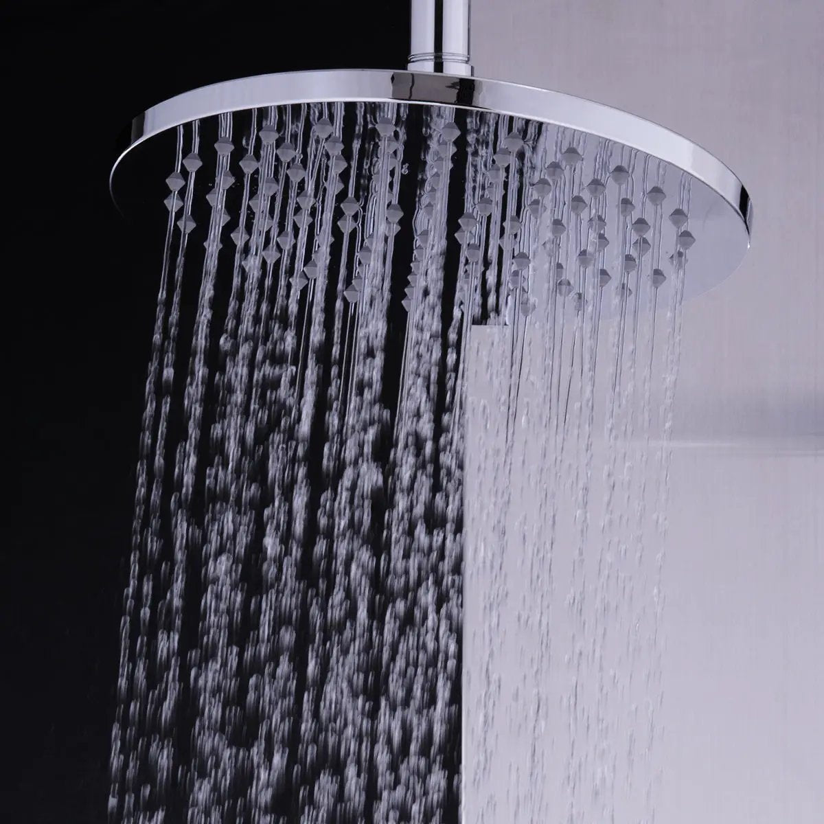 47 Inch Stainless Shower Panel with Massage Jets Hand Shower by DirectDeals