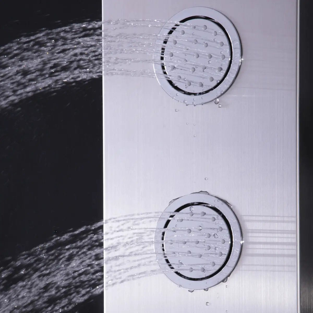47 Inch Stainless Shower Panel with Massage Jets Hand Shower by DirectDeals