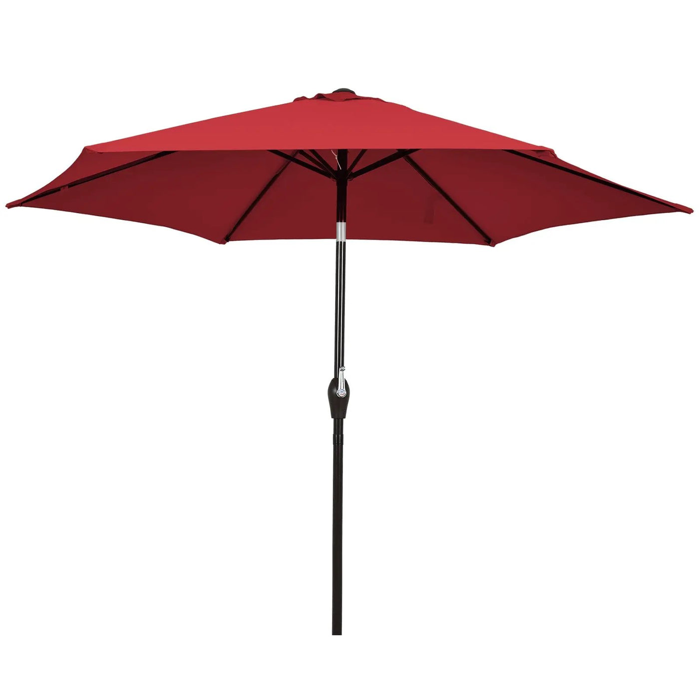 10 Feet Outdoor Patio Umbrella with Tilt Adjustment and Crank by DirectDeals