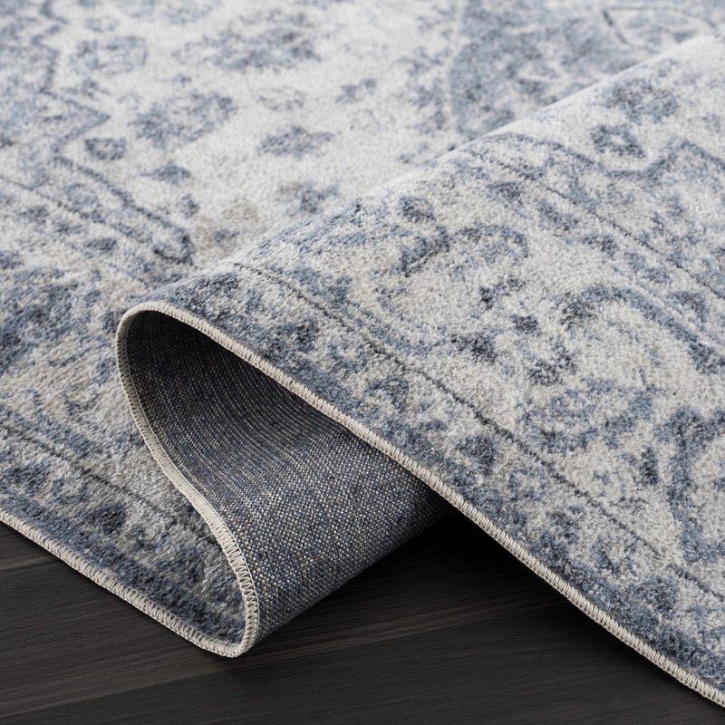 Blue Hiti Washable area rug - Clearance by Boutique Rugs