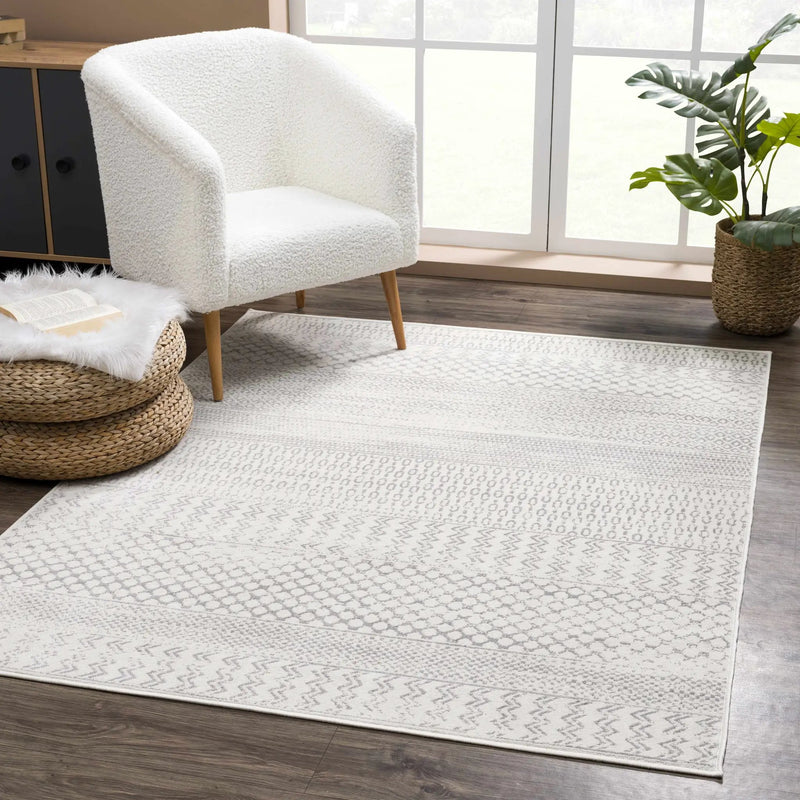 Tigri Aztec Ivory & Gray 2318 Area Rug - Clearance by Boutique Rugs