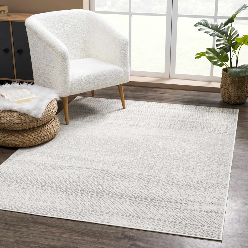 Tigri Aztec Ivory & Gray 2317 Area Rug - Clearance by Boutique Rugs