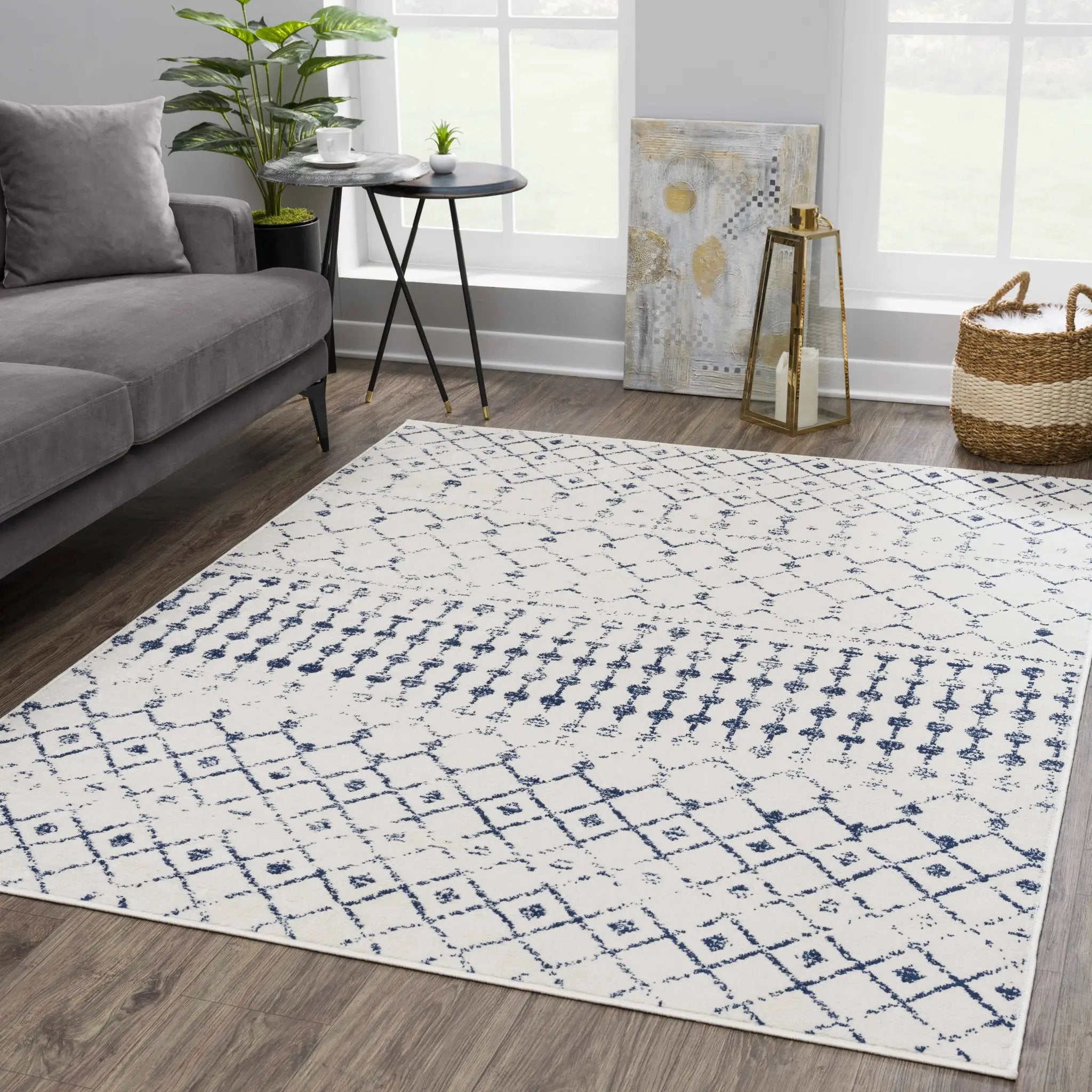 Tigrican Blue 2332 Area Rug - Clearance by Boutique Rugs