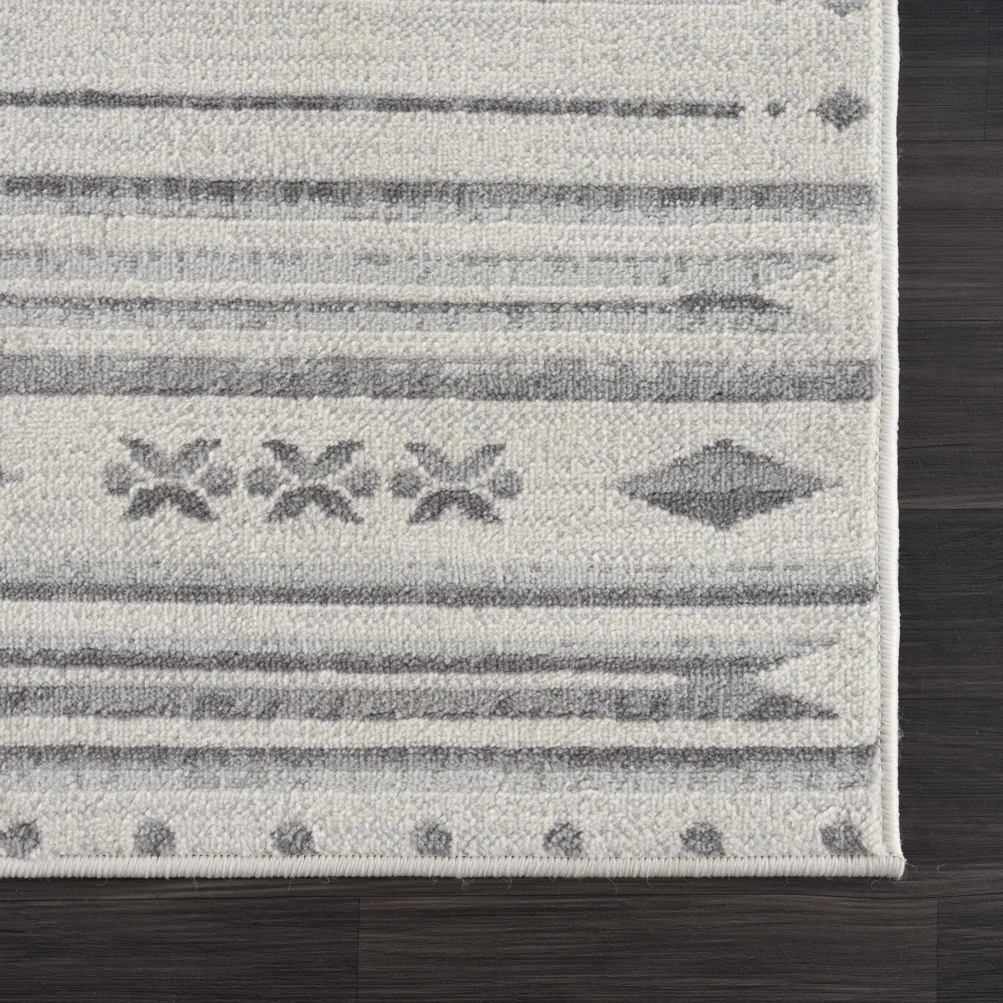 Tigri Aztec Ivory & Gray 2325 Area Rug - Clearance by Boutique Rugs