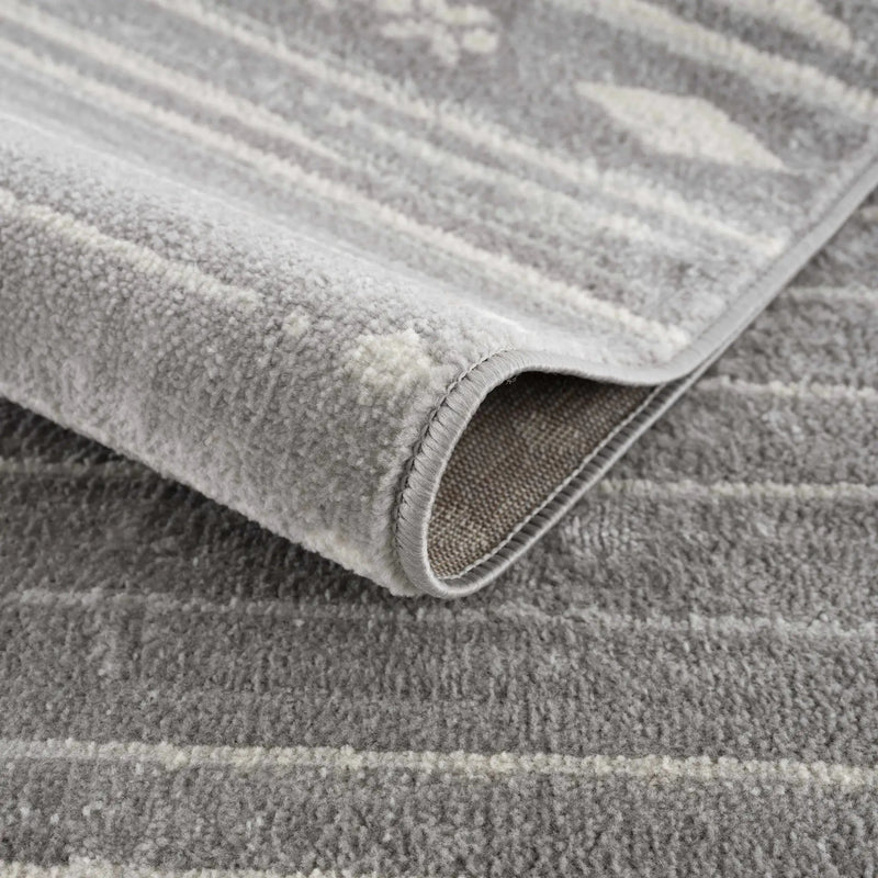 Tigri Aztec Ivory & Gray 2324 Area Rug - Clearance by Boutique Rugs