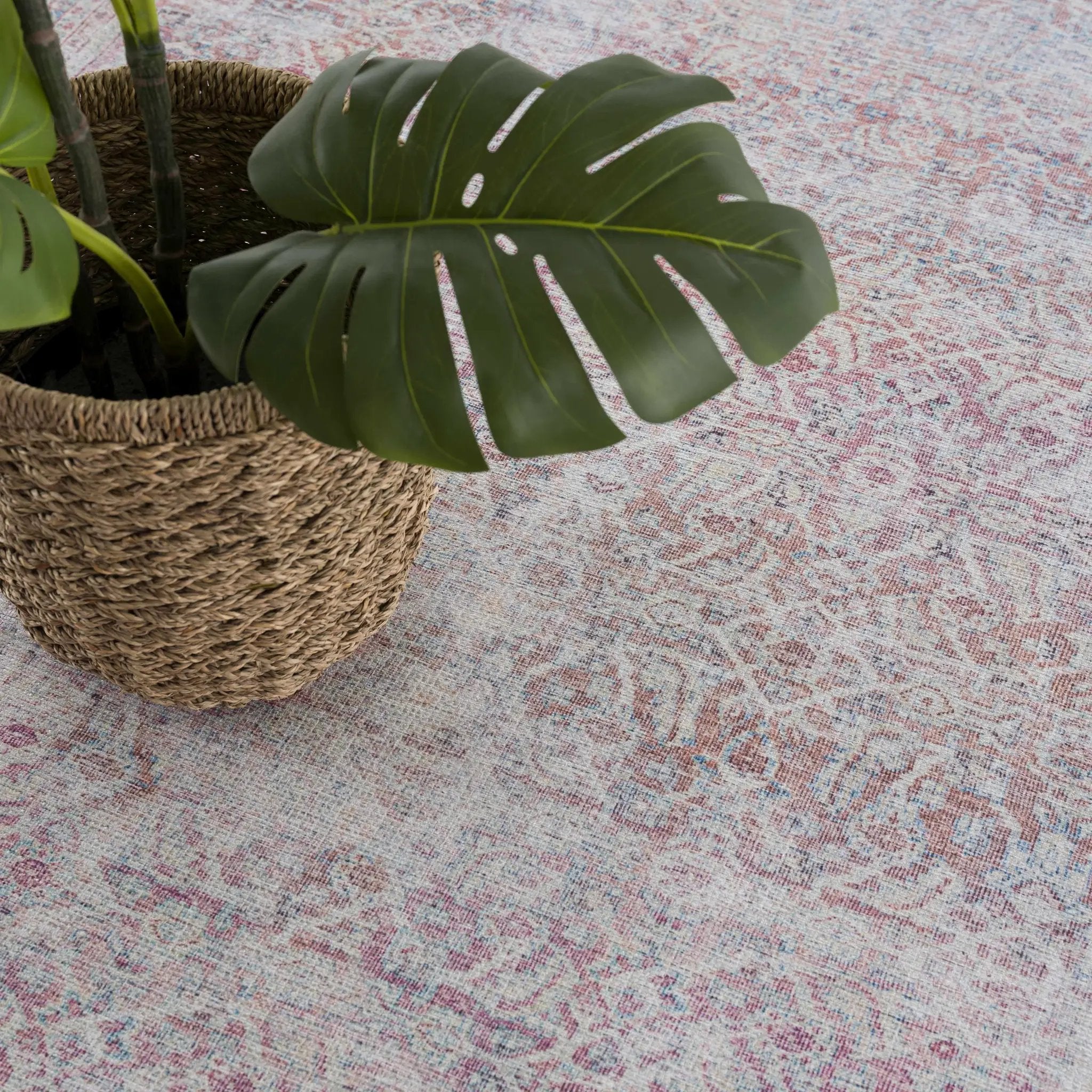Dare Distressed Washable Rug - Clearance by Boutique Rugs