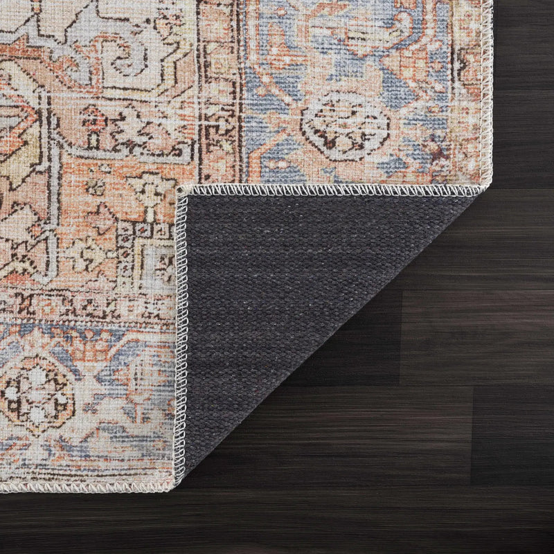Eira Distressed Washable Rug - Clearance by Boutique Rugs