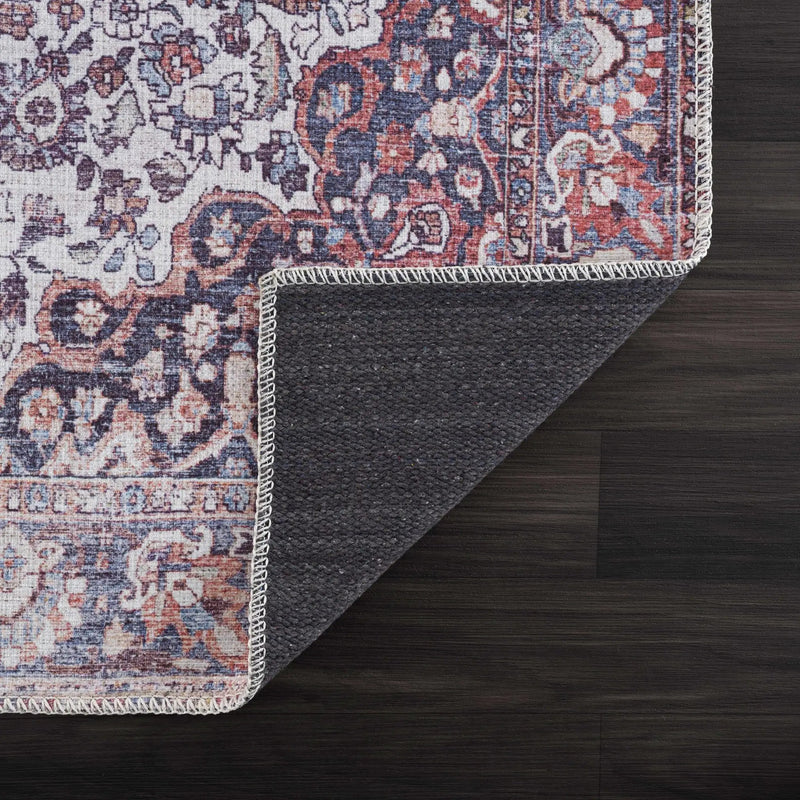 Red Cael Tumble Dry Washable Rug - Clearance by Boutique Rugs