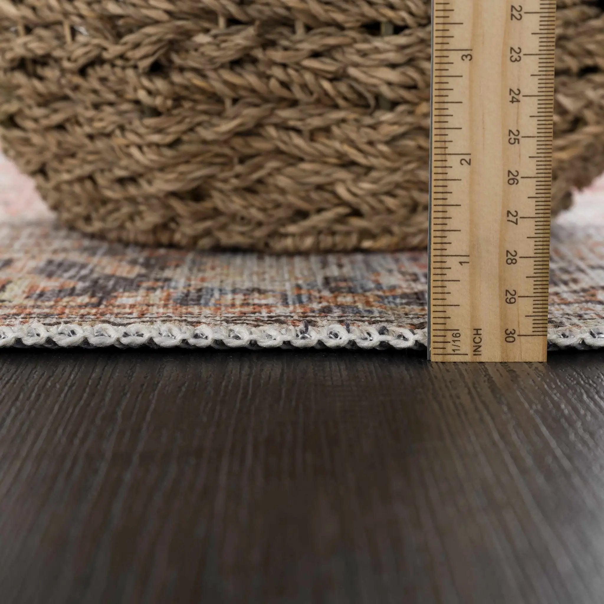 Eira Distressed Washable Rug - Clearance by Boutique Rugs