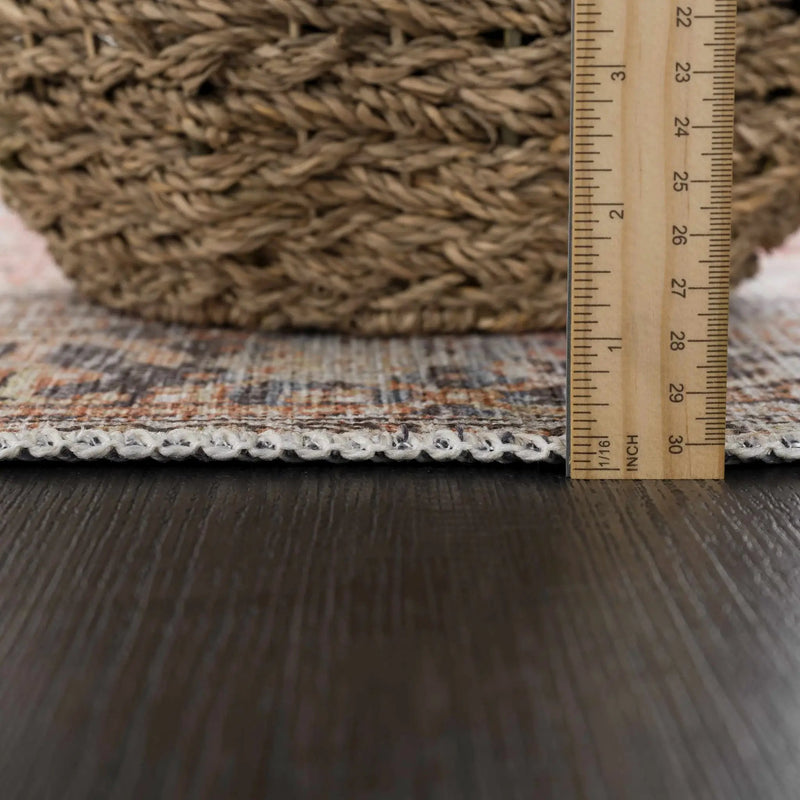 Eira Distressed Washable Rug - Clearance by Boutique Rugs