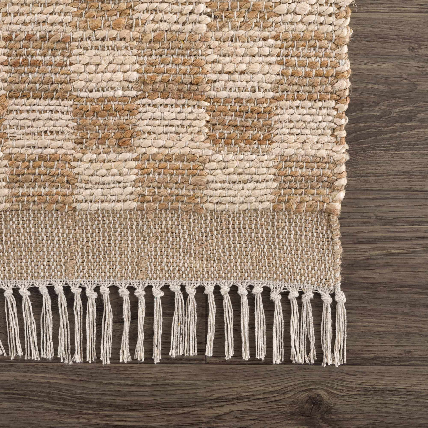 Ionut Checkered Jute Area Rug by Boutique Rugs
