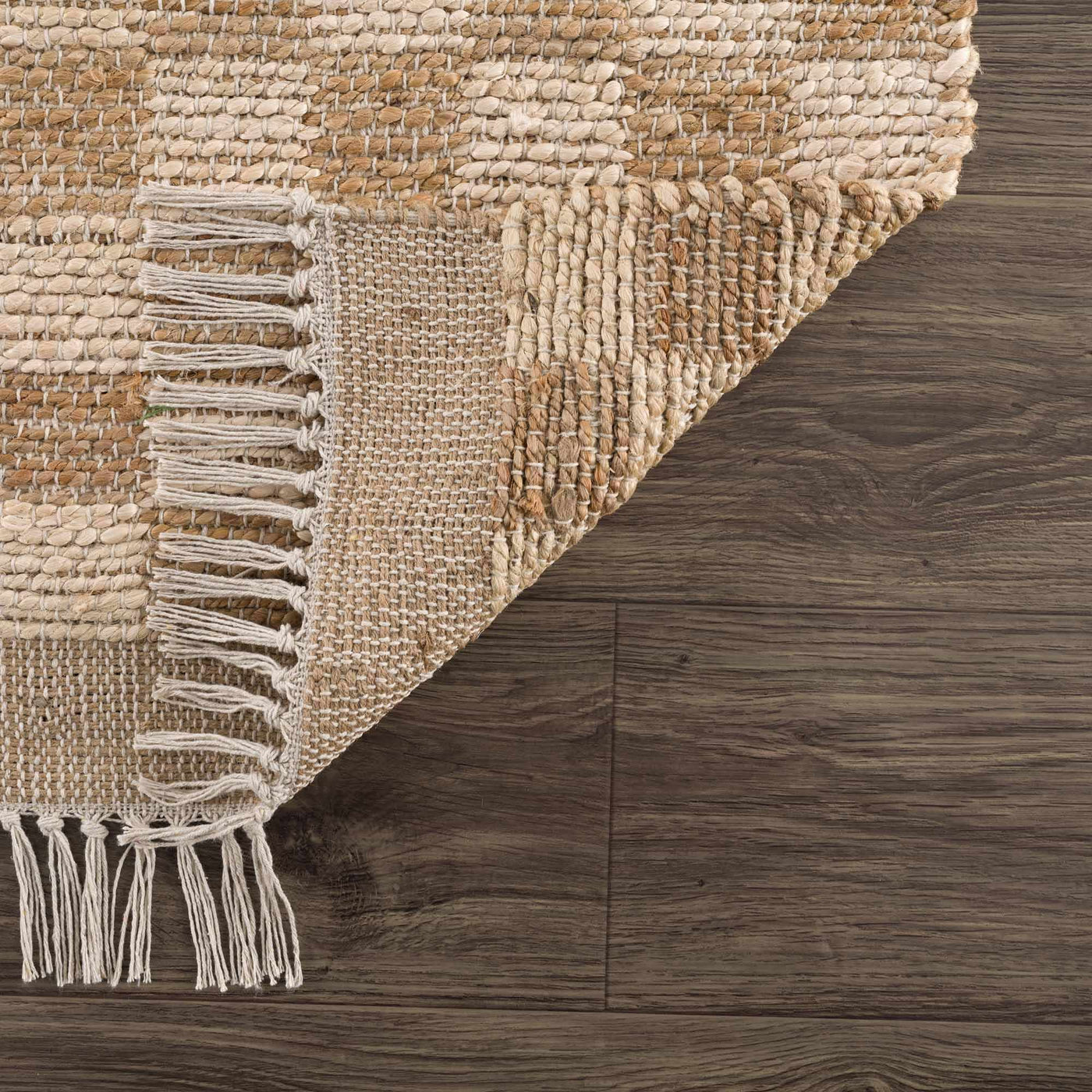 Ionut Checkered Jute Area Rug by Boutique Rugs