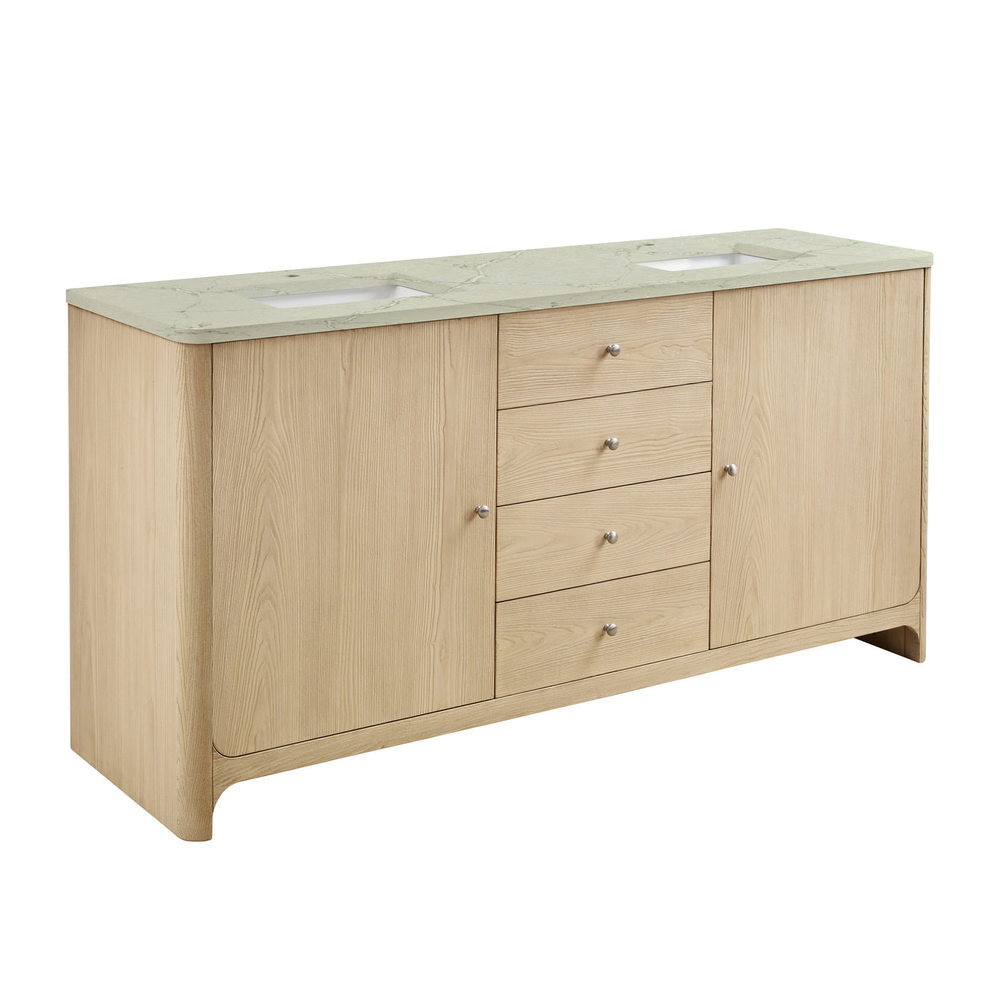 James Martin Gracyn 72" Double Bathroom Vanity, Coastal Driftwood by James Martin