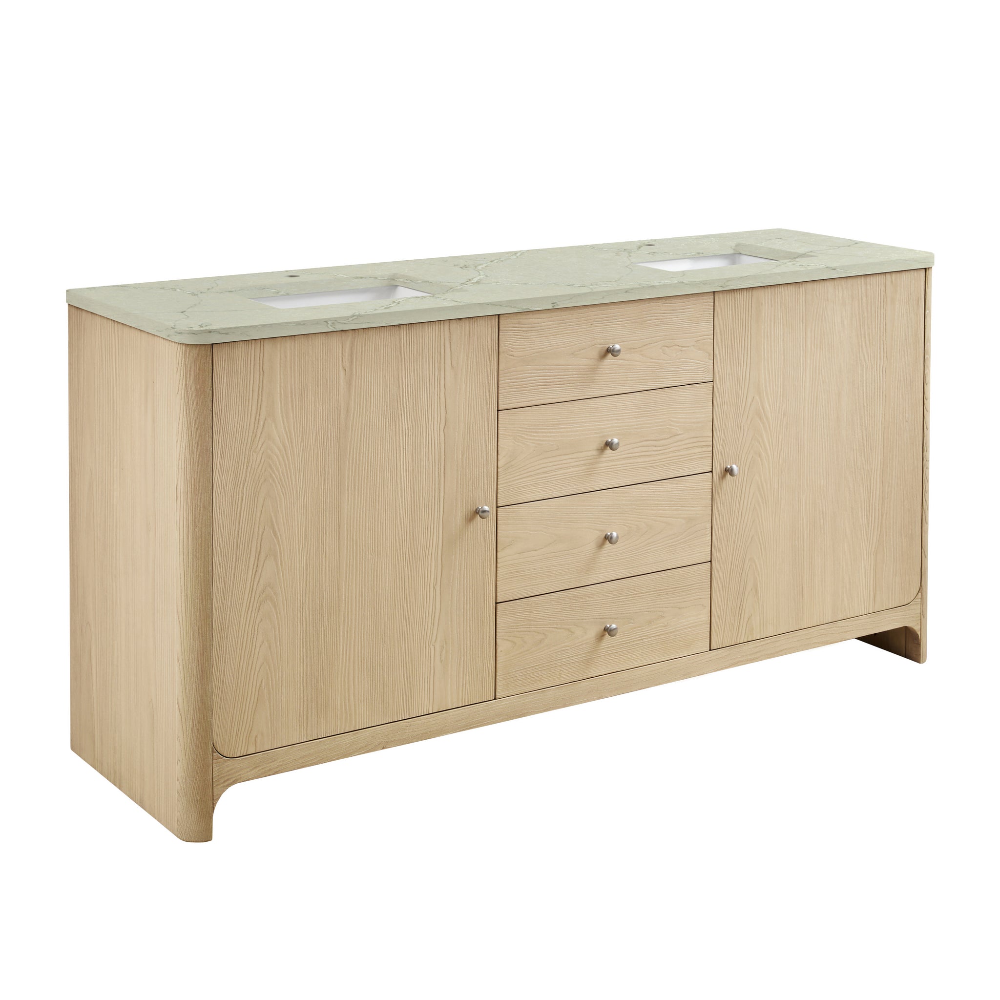 James Martin Gracyn 72" Double Bathroom Vanity, Coastal Driftwood by James Martin