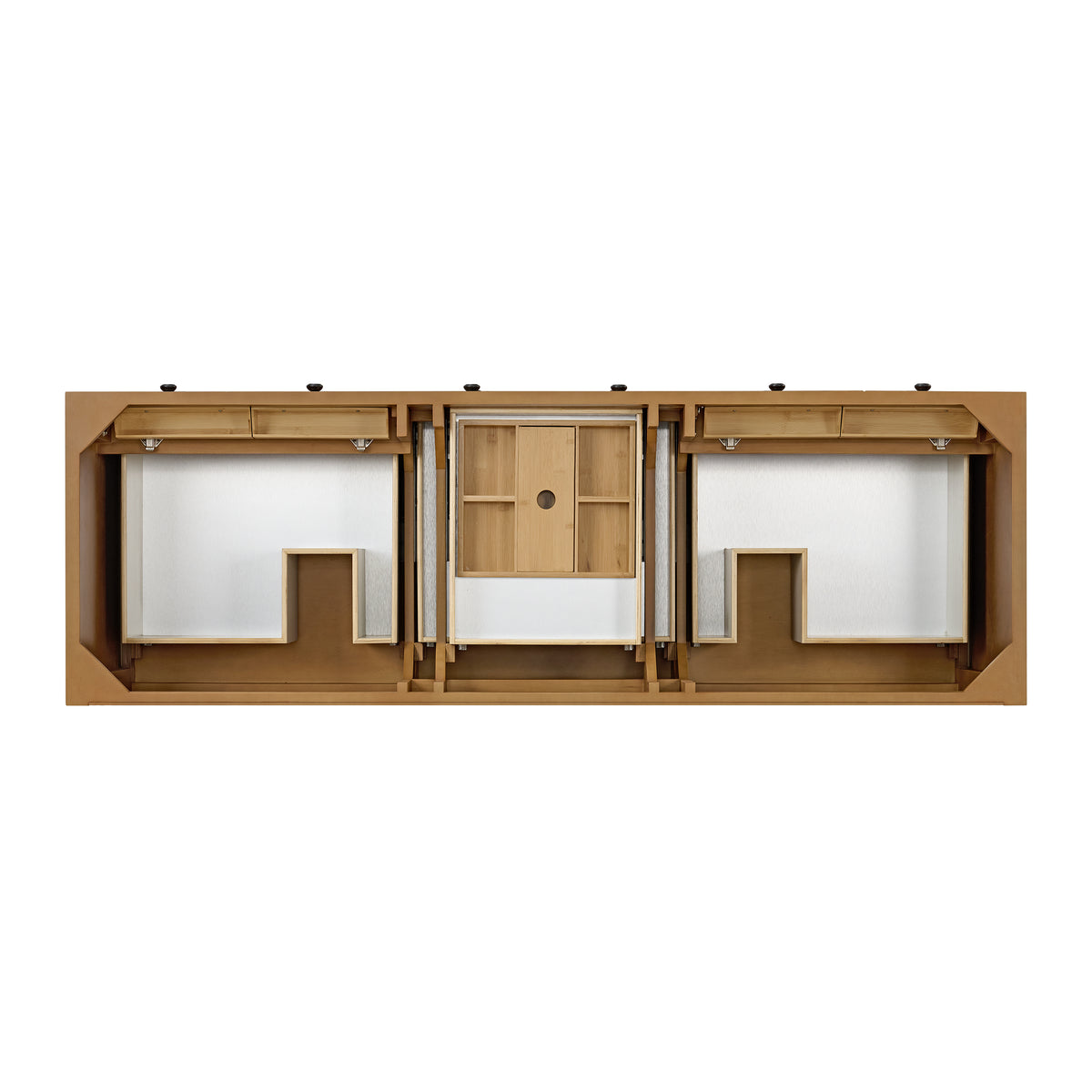 James Martin Malibu 72" Double Bathroom Vanity, Amber Birch, view 20