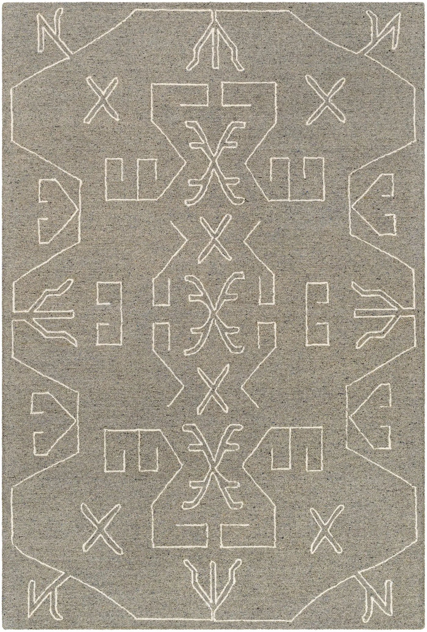 Duard Modern Wool Rug - Clearance by Boutique Rugs