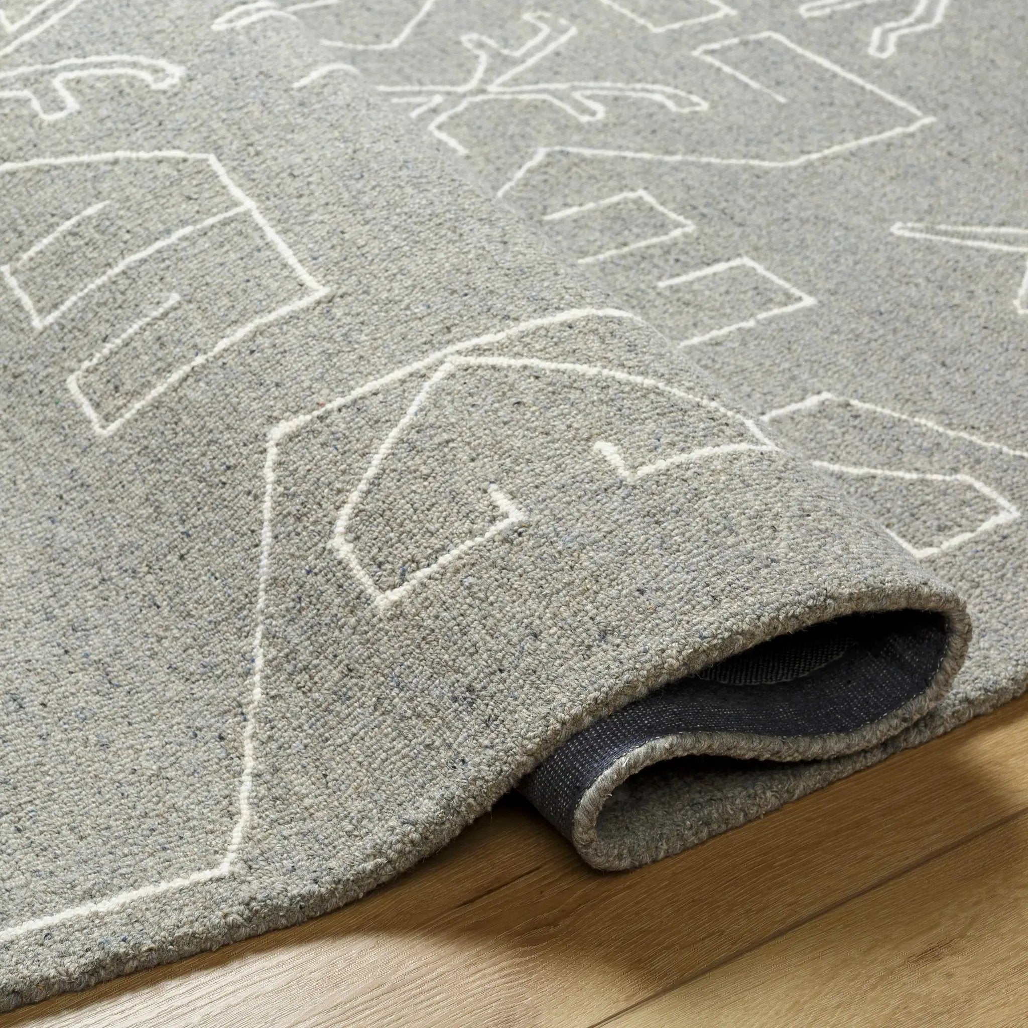 Duard Modern Wool Rug - Clearance by Boutique Rugs