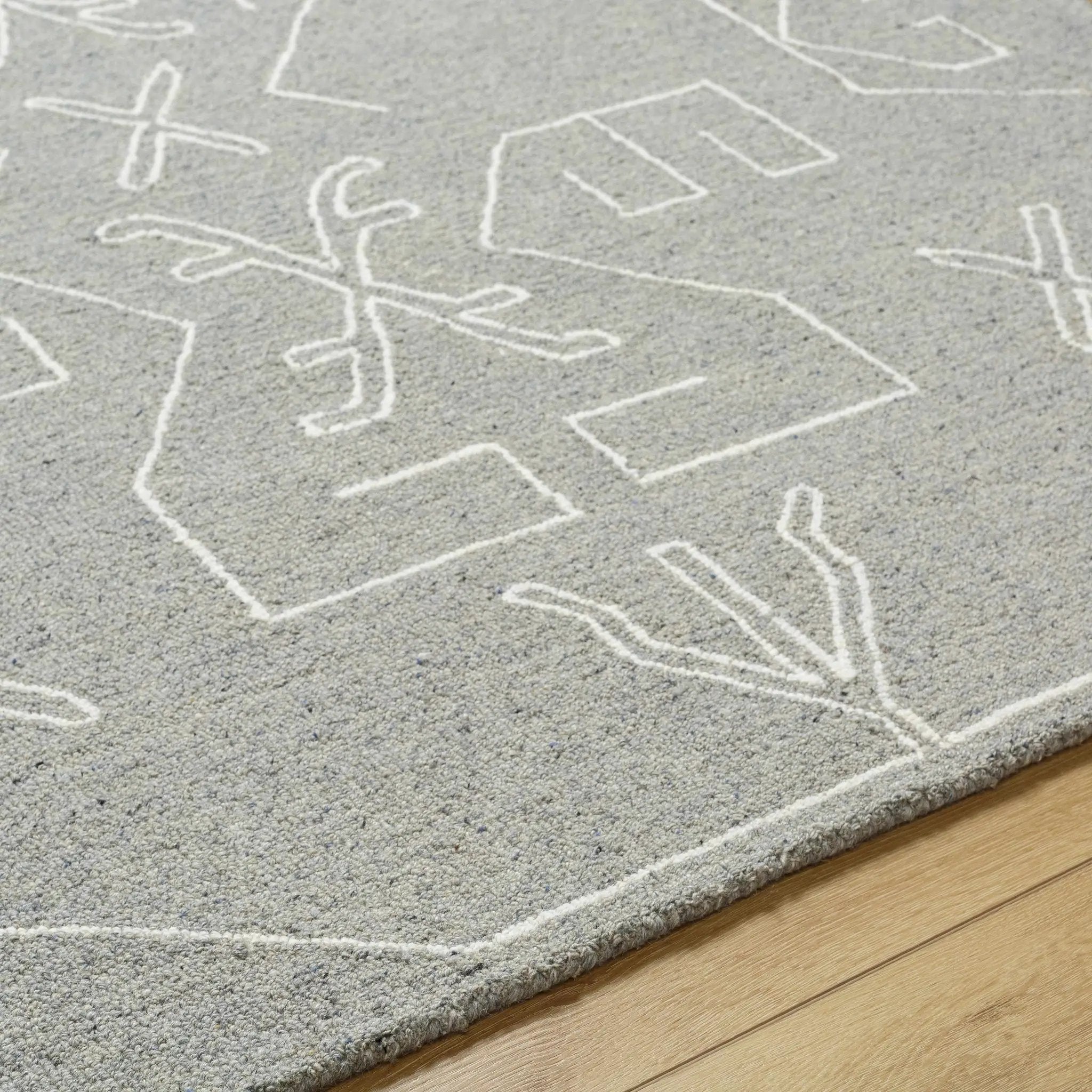 Duard Modern Wool Rug - Clearance by Boutique Rugs