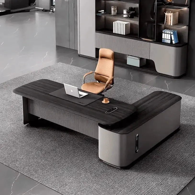 Verum · Modern L-Shaped Executive Desk by Arc Grove