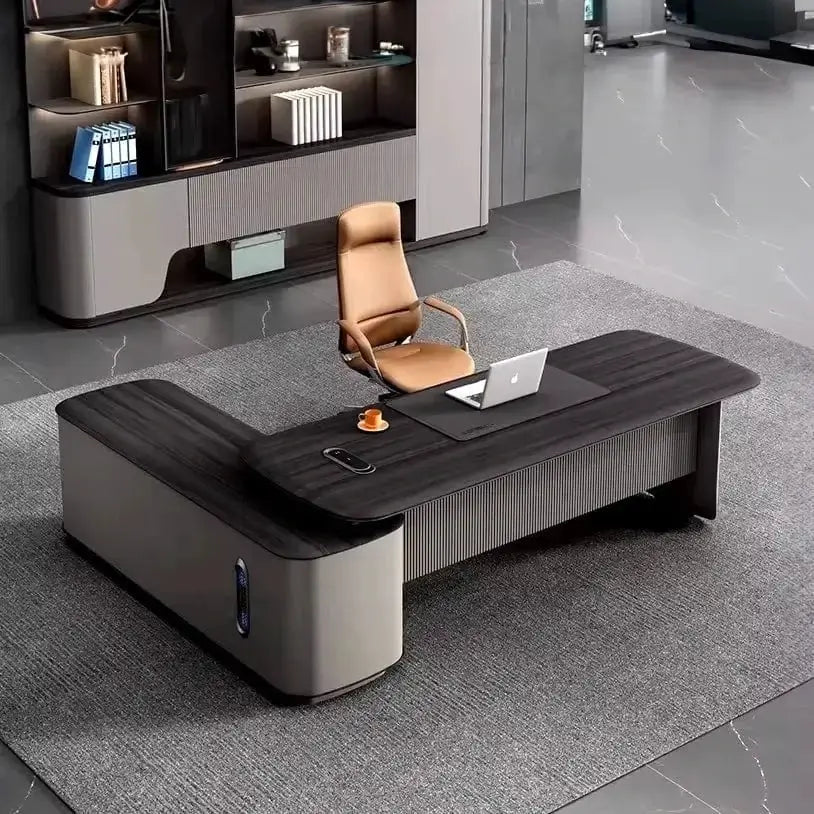 Verum · Modern L-Shaped Executive Desk by Arc Grove