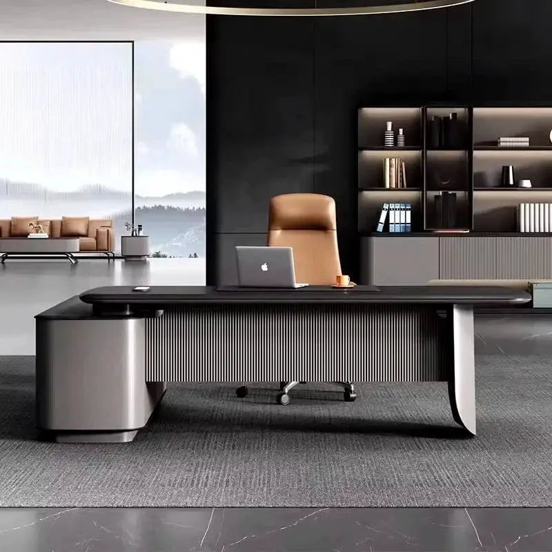 Verum · Modern L-Shaped Executive Desk by Arc Grove