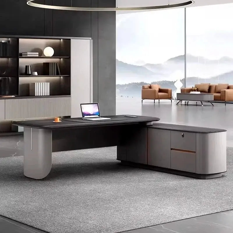 Verum · Modern L-Shaped Executive Desk by Arc Grove