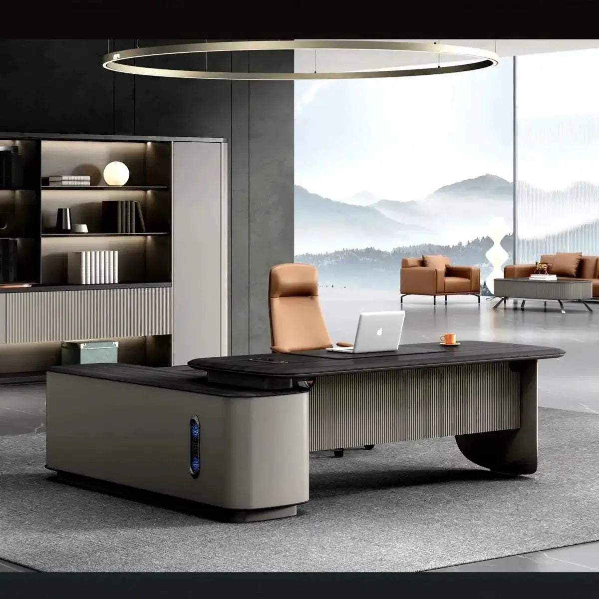 Verum · Modern L-Shaped Executive Desk by Arc Grove
