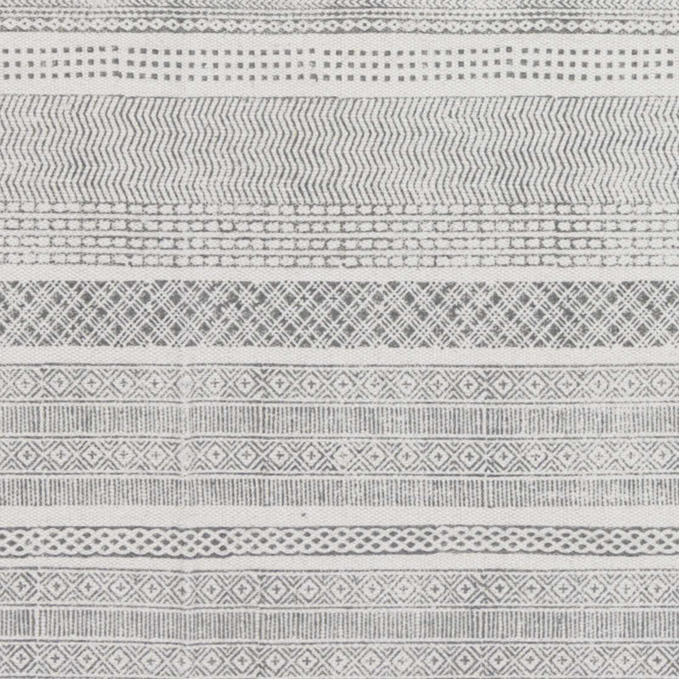 Durbin Off-White Cotton Flatweave Carpet - Clearance by Boutique Rugs