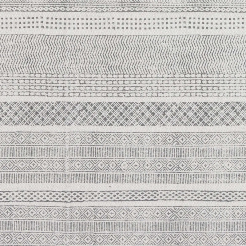 Durbin Off-White Cotton Flatweave Carpet - Clearance by Boutique Rugs