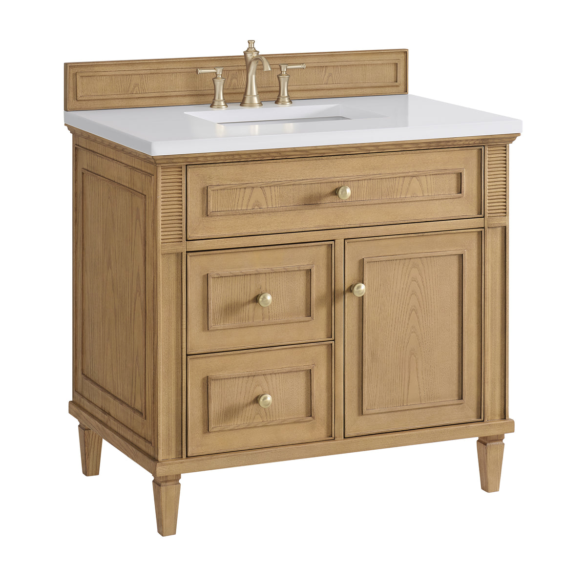 James Martin Lorelai 36" Single Bathroom Vanity, Light Natural Oak, view 39