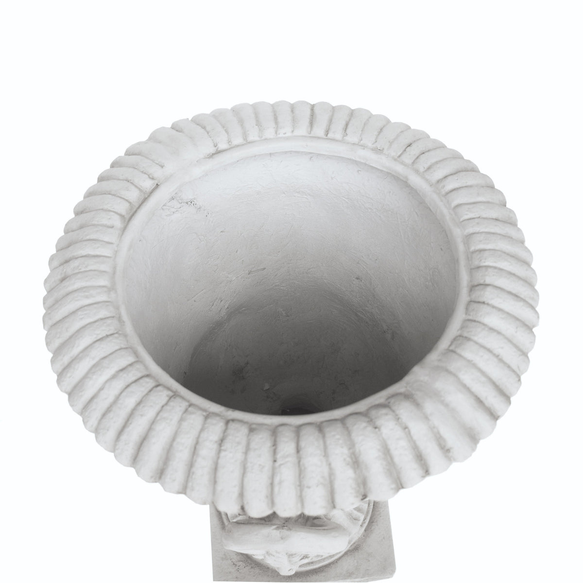 Antique White MGO Garden Urn Planter with Faux-Stone Finish, photo 9 of 9