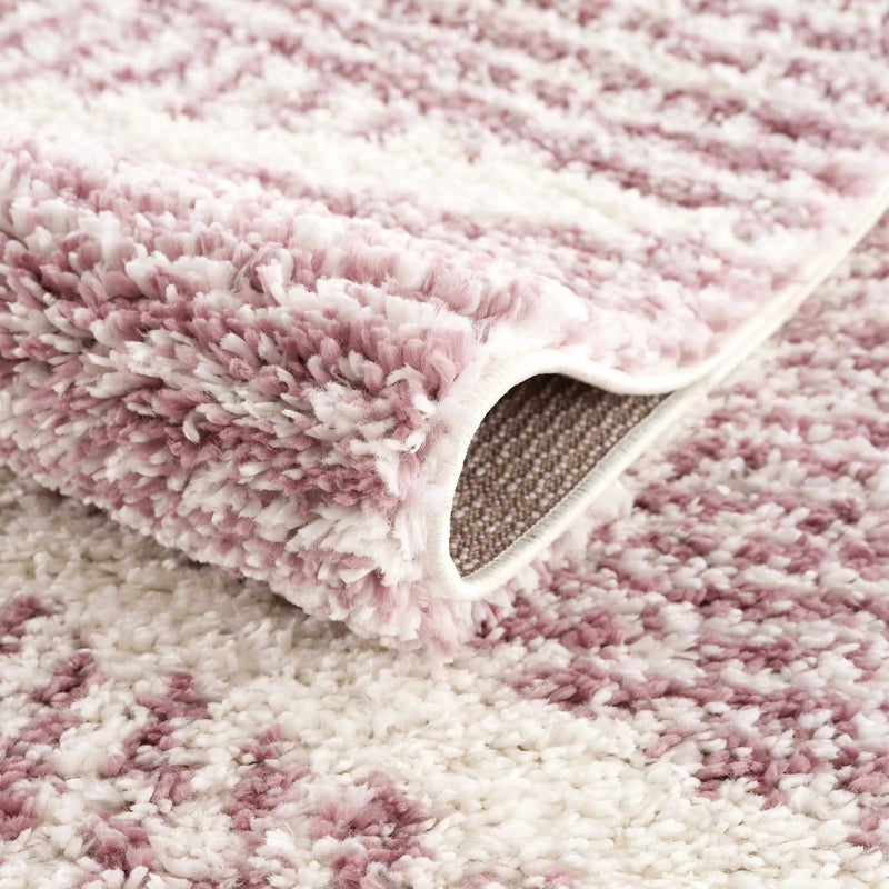 Trunding Plush in Pink Area Rug - Clearance by Boutique Rugs