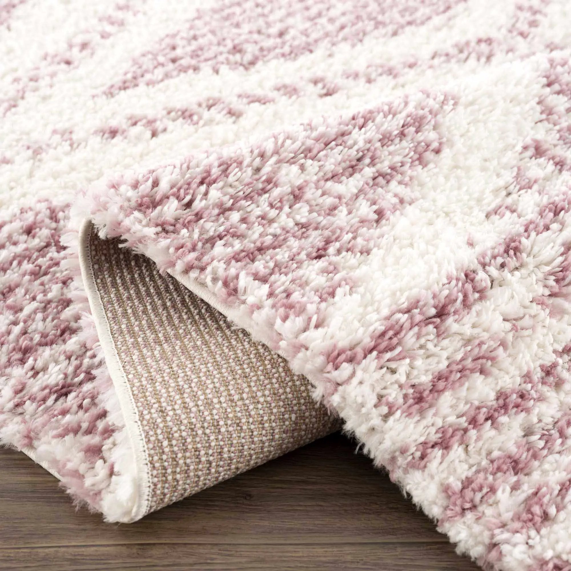 Trunding Plush in Pink Area Rug - Clearance by Boutique Rugs