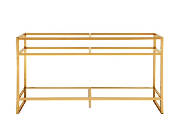 James Martin Boston 63" Console Base, Radiant Gold