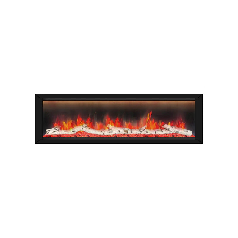 Dynasty Allegro 58-Inch Smart Linear Electric Fireplace With Heater Timer Settings [DY-BFM58] (SAK23948) by SAKSBY WHOLESALE