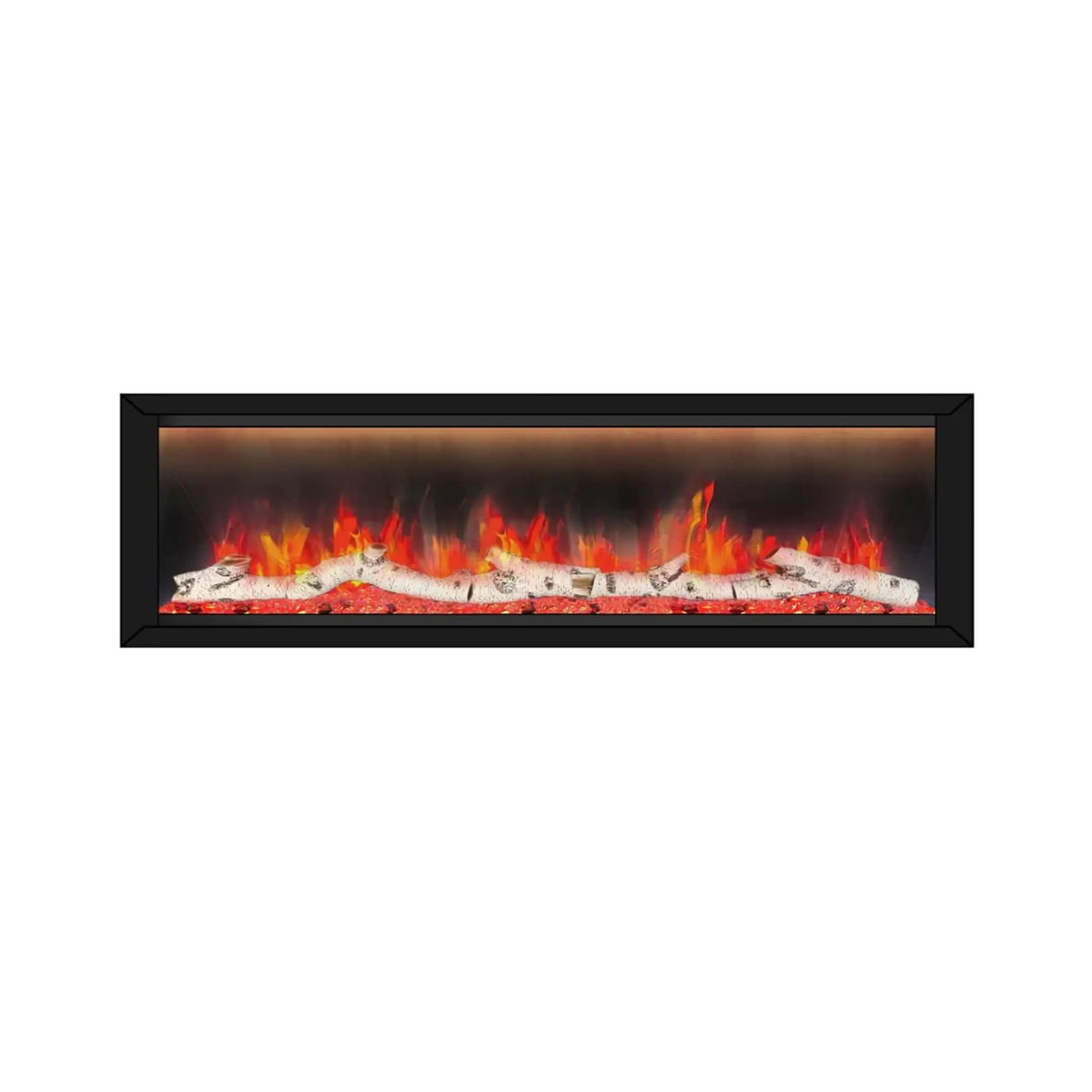 Dynasty Allegro 58-Inch Smart Linear Electric Fireplace With Heater Timer Settings [DY-BFM58] (SAK23948) by SAKSBY WHOLESALE