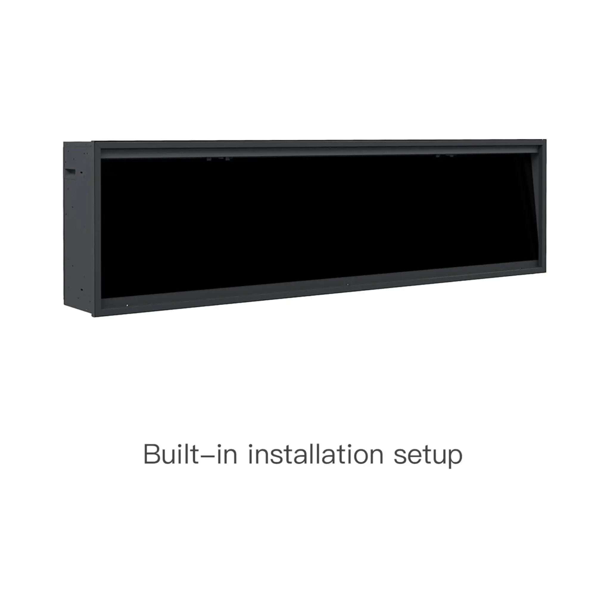 Dynasty Allegro 58-Inch Smart Linear Electric Fireplace With Heater Timer Settings [DY-BFM58] (SAK23948) by SAKSBY WHOLESALE