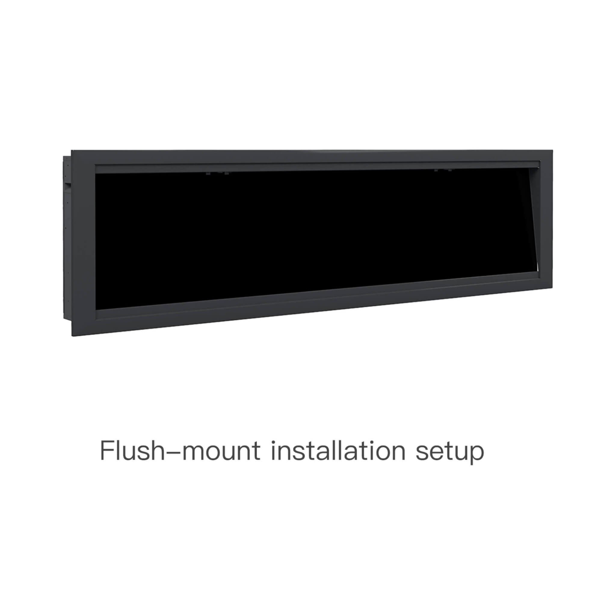 Dynasty Allegro 58-Inch Smart Linear Electric Fireplace With Heater Timer Settings [DY-BFM58] (SAK23948) by SAKSBY WHOLESALE