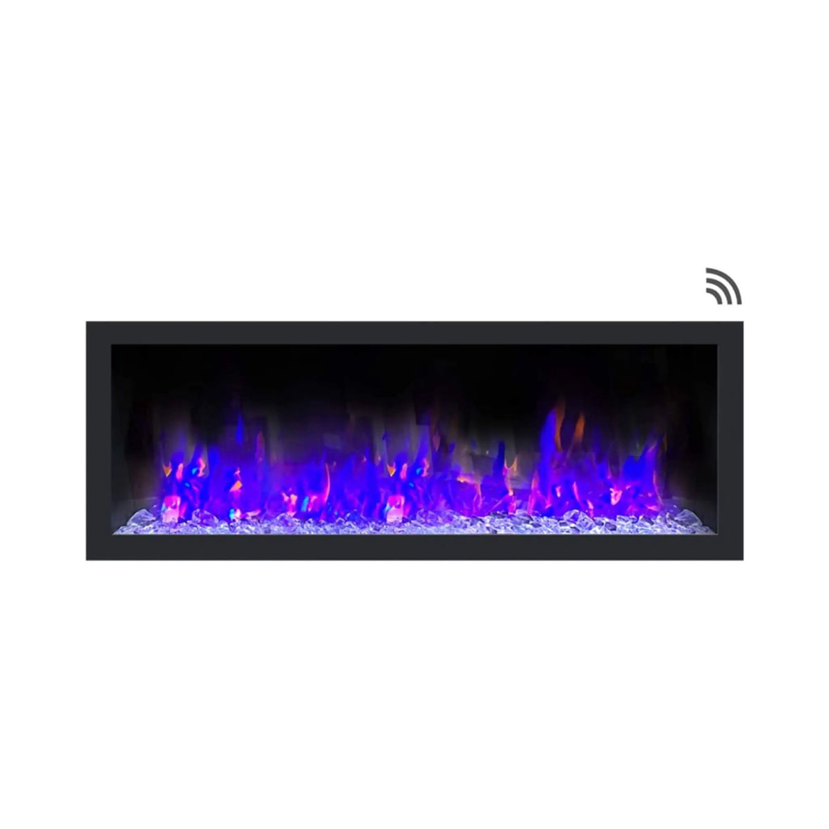 Dynasty Cascade 52-Inch Recessed Smart Linear Electric Fireplace With Dynasty App [DY-BTX52] (SAK73485) by SAKSBY WHOLESALE