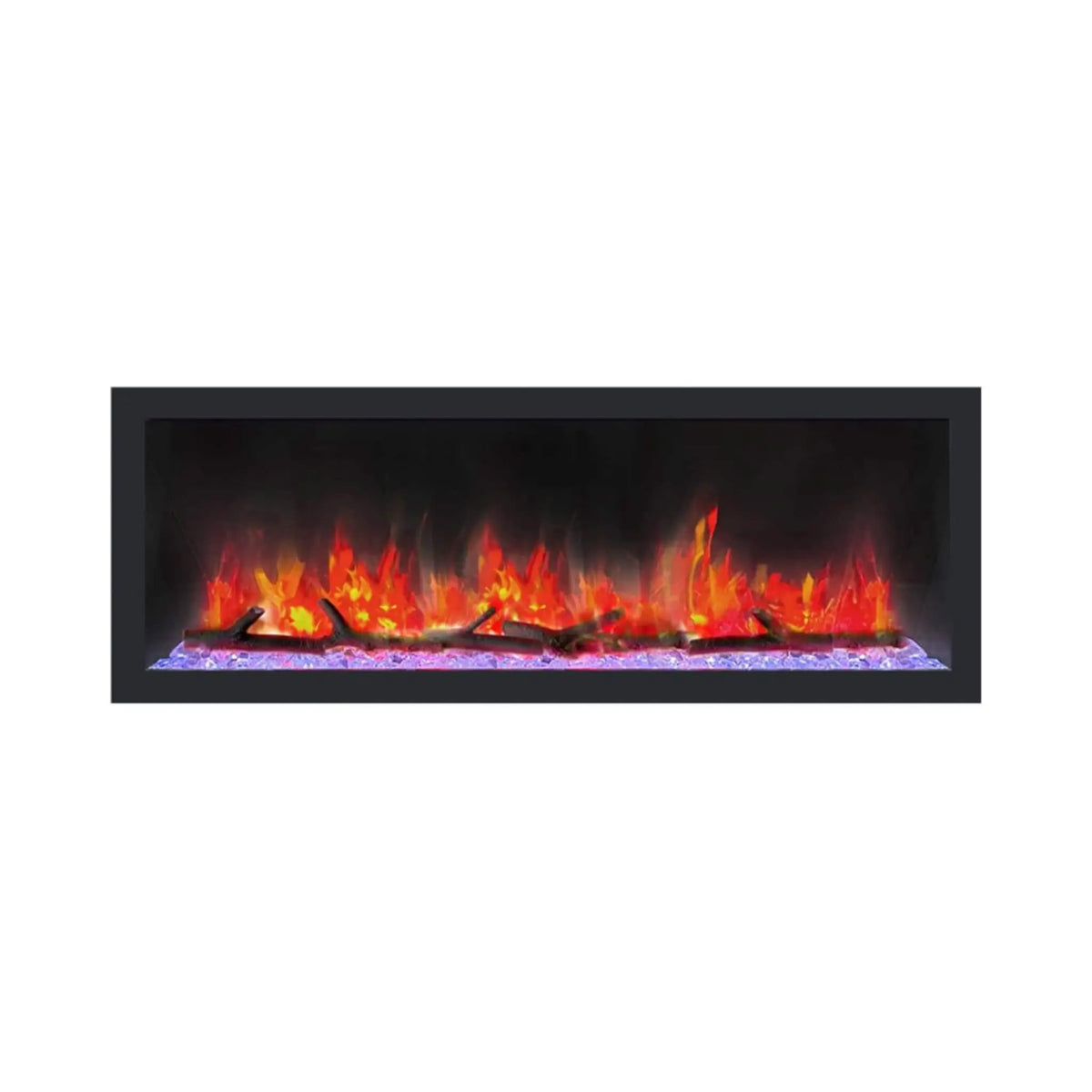 Dynasty Cascade 52-Inch Recessed Smart Linear Electric Fireplace With Dynasty App [DY-BTX52] (SAK73485) by SAKSBY WHOLESALE