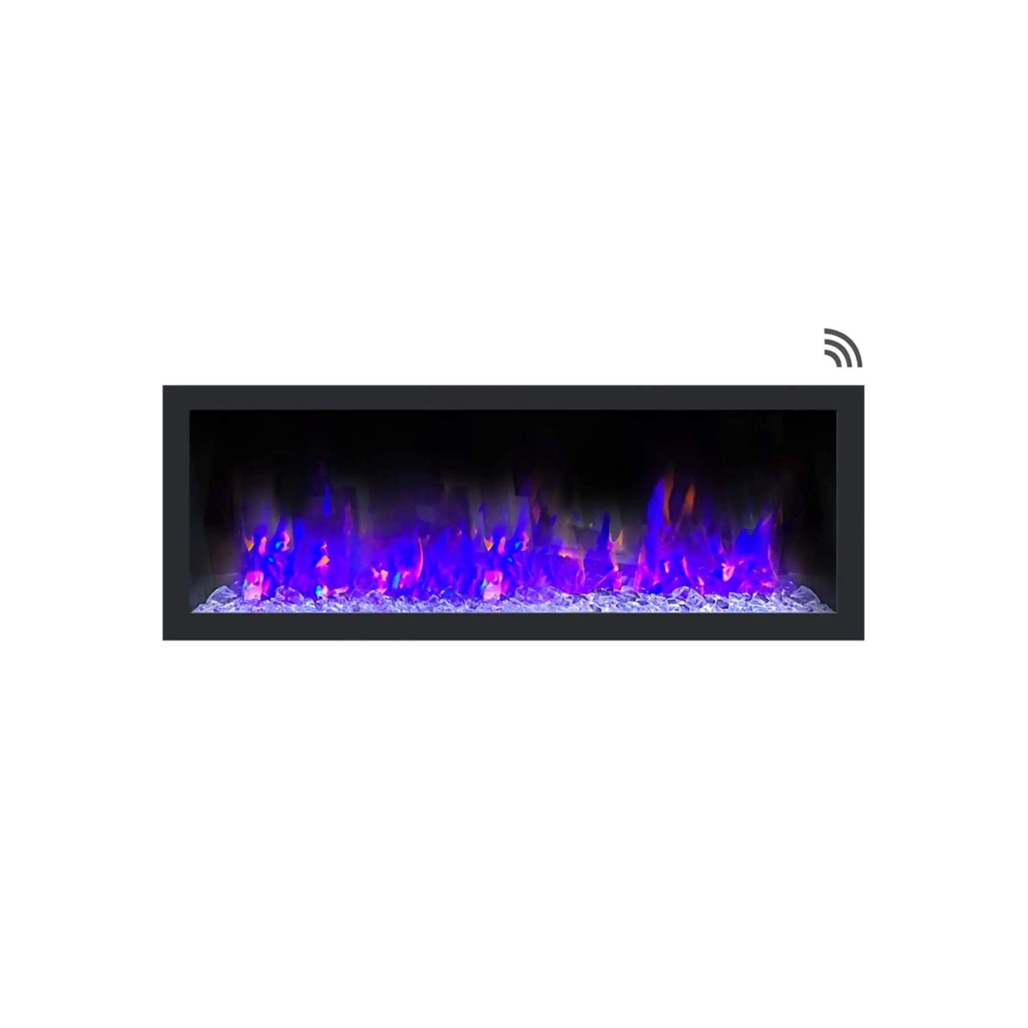 Dynasty Cascade 52-Inch Recessed Smart Linear Electric Fireplace With Dynasty App [DY-BTX52] (SAK73485) by SAKSBY WHOLESALE