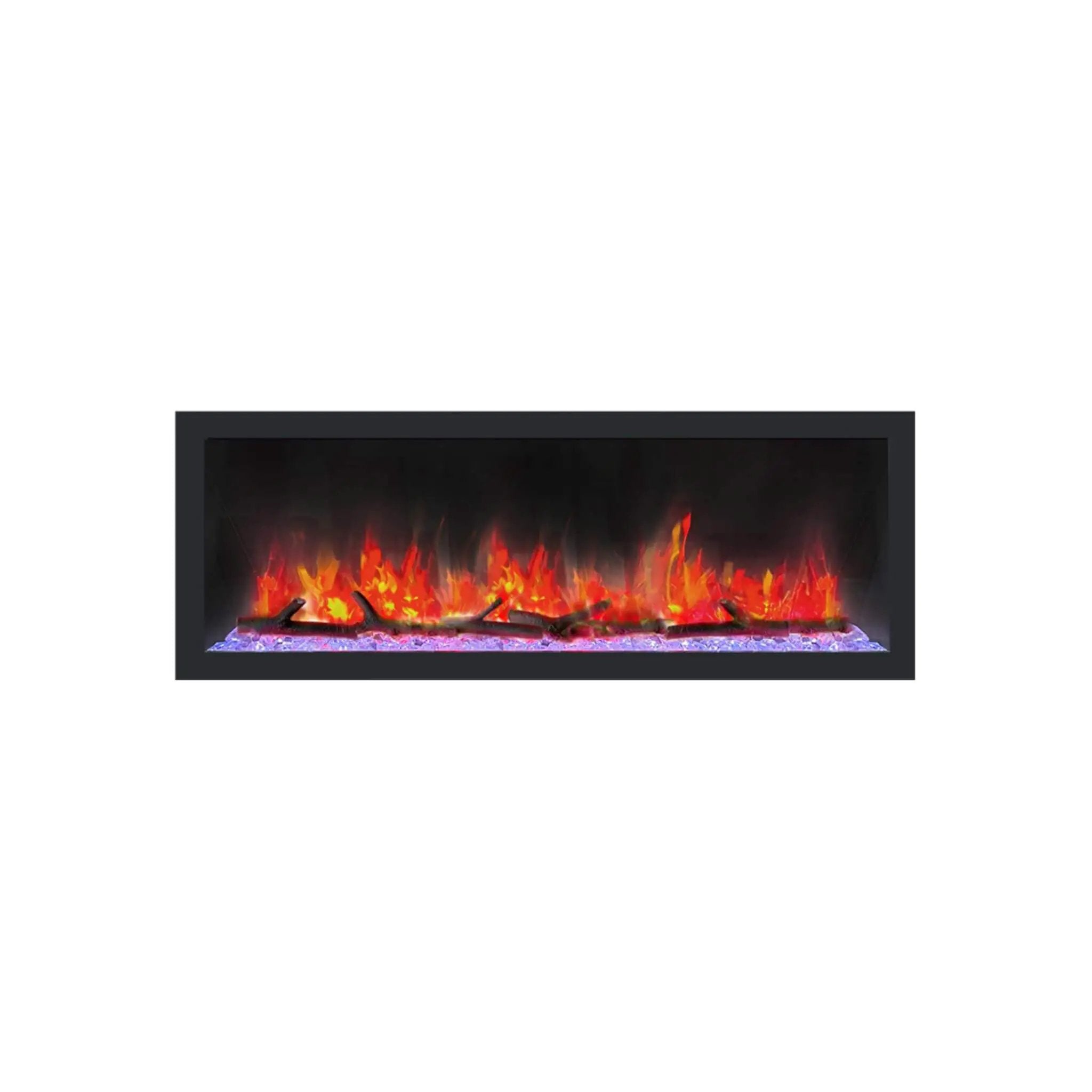Dynasty Cascade 52-Inch Recessed Smart Linear Electric Fireplace With Dynasty App [DY-BTX52] (SAK73485) by SAKSBY WHOLESALE
