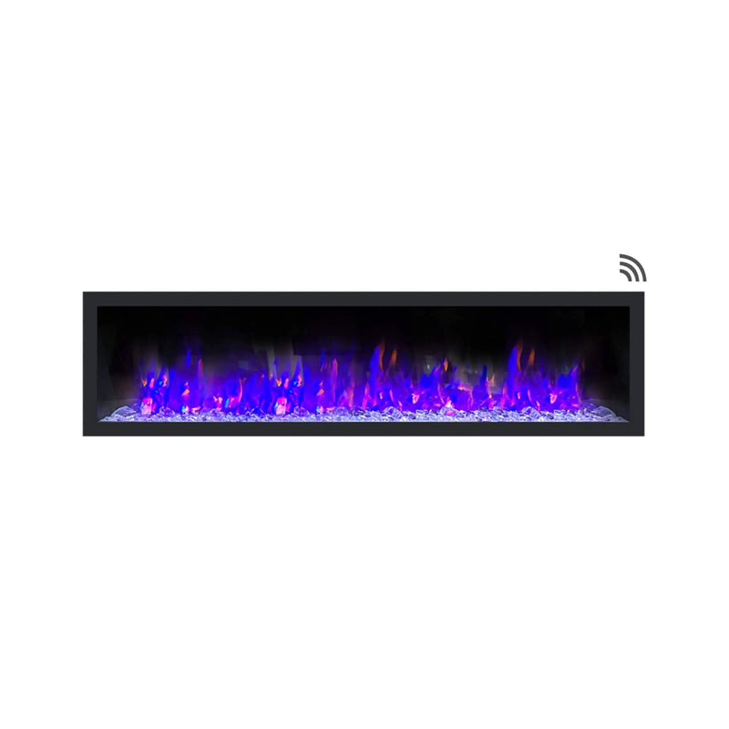 Dynasty Cascade 74-Inch Smart Linear Electric Fireplace [DY-BTX74] (SAK61984) by SAKSBY WHOLESALE
