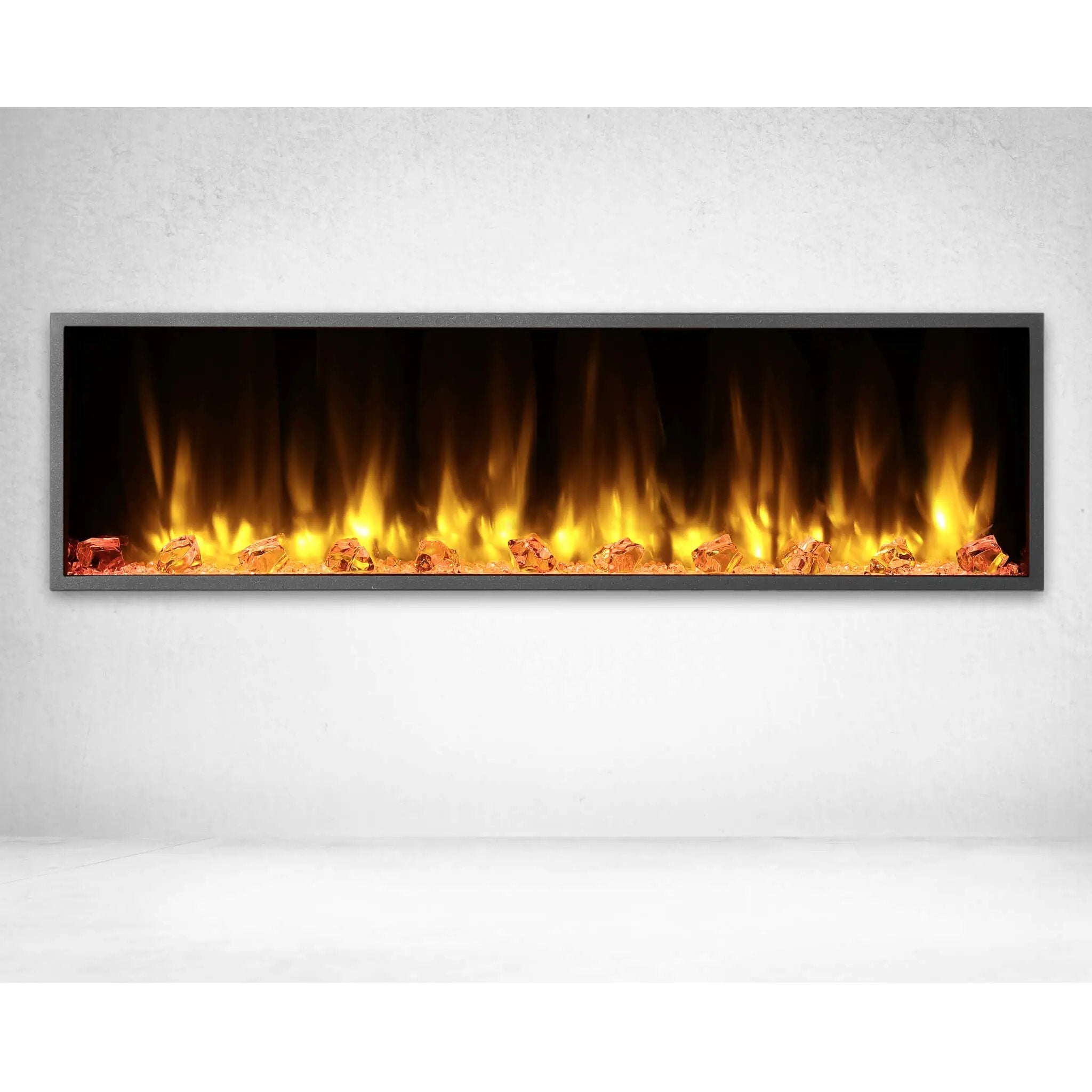 Dynasty Harmony 57-Inch Recessed Smart Linear Electric Fireplace With Remote Control [DY-BEF57] (SAK41756) by SAKSBY WHOLESALE
