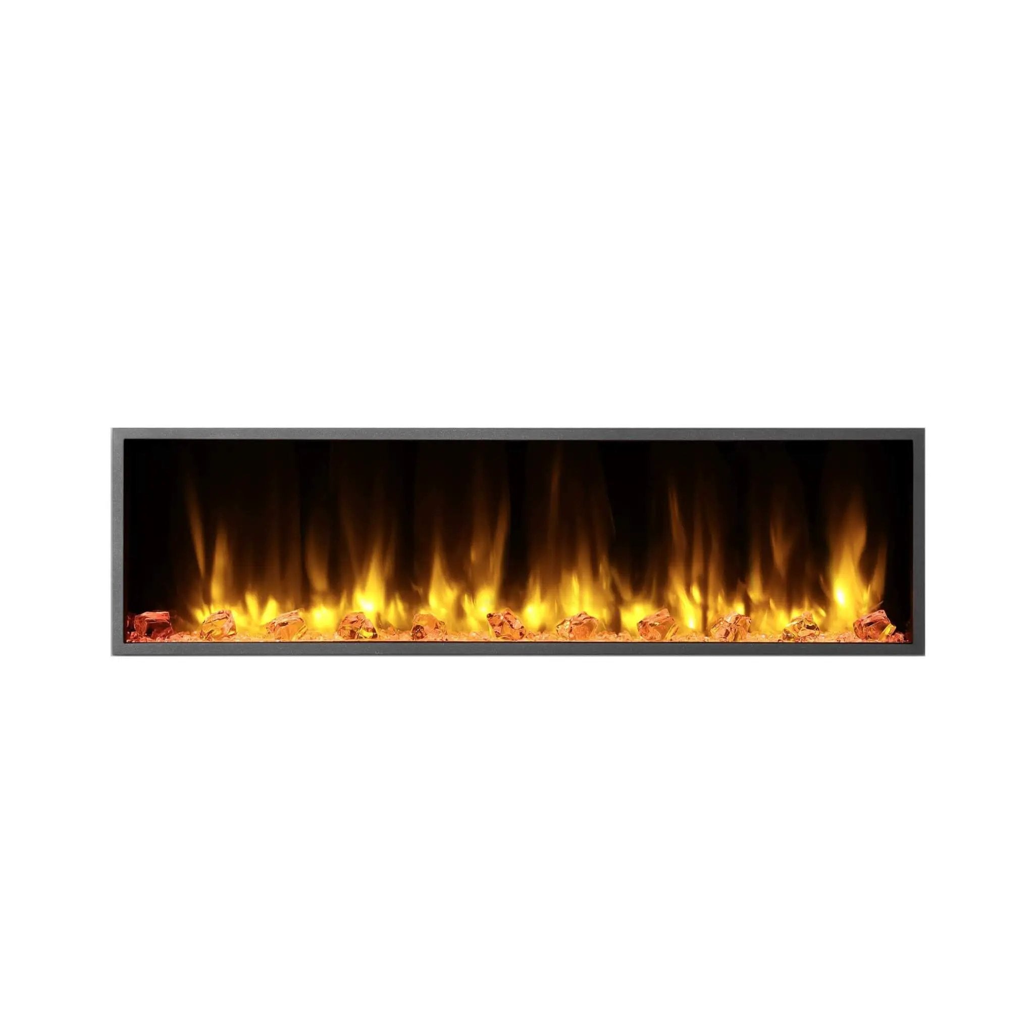 Dynasty Harmony 57-Inch Recessed Smart Linear Electric Fireplace With Remote Control [DY-BEF57] (SAK41756) by SAKSBY WHOLESALE