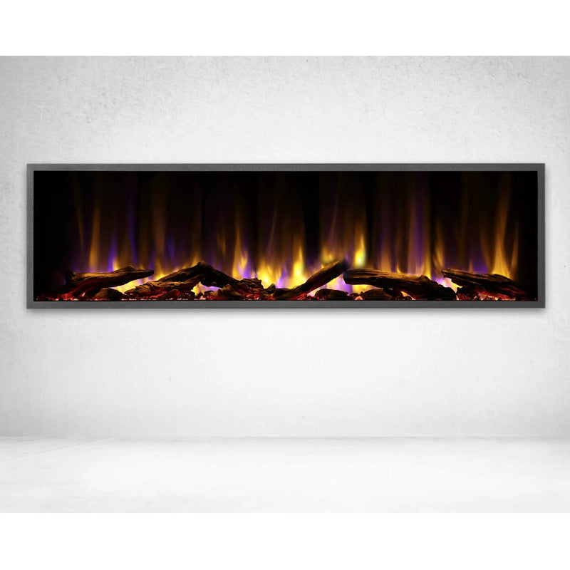 Dynasty Harmony 57-Inch Recessed Smart Linear Electric Fireplace With Remote Control [DY-BEF57] (SAK41756) by SAKSBY WHOLESALE