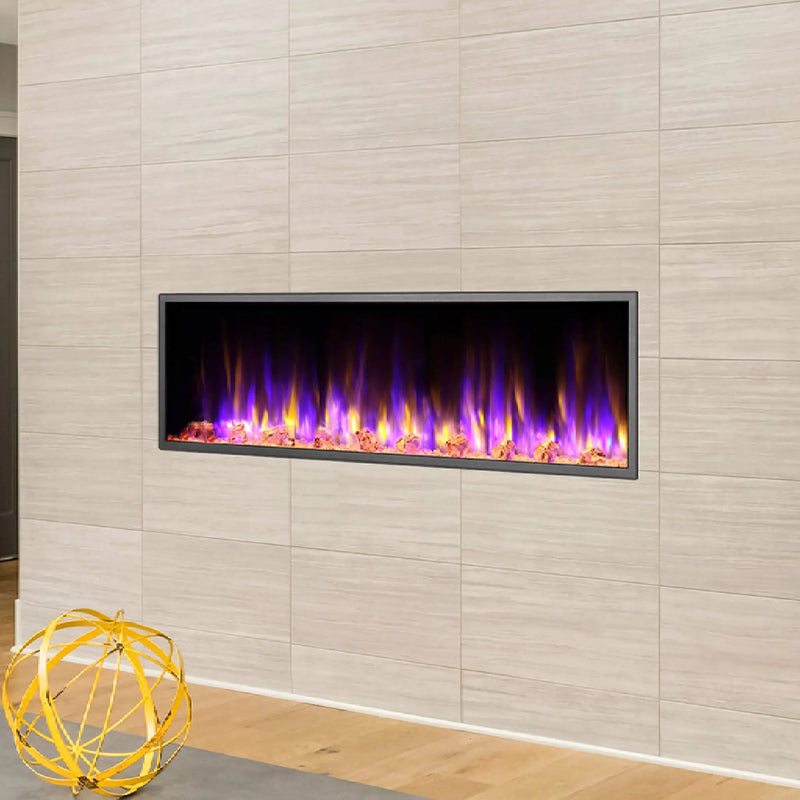Dynasty Harmony 57-Inch Recessed Smart Linear Electric Fireplace With Remote Control [DY-BEF57] (SAK41756) by SAKSBY WHOLESALE