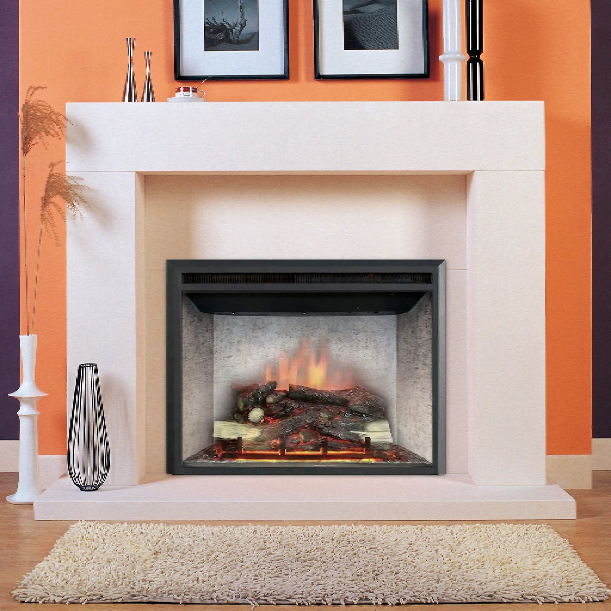 Dynasty Presto 32-Inch Vent Free Electric Firebox Insert With Multifnction Remote Control [DY-FI32D] (SAK54792) by SAKSBY WHOLESALE