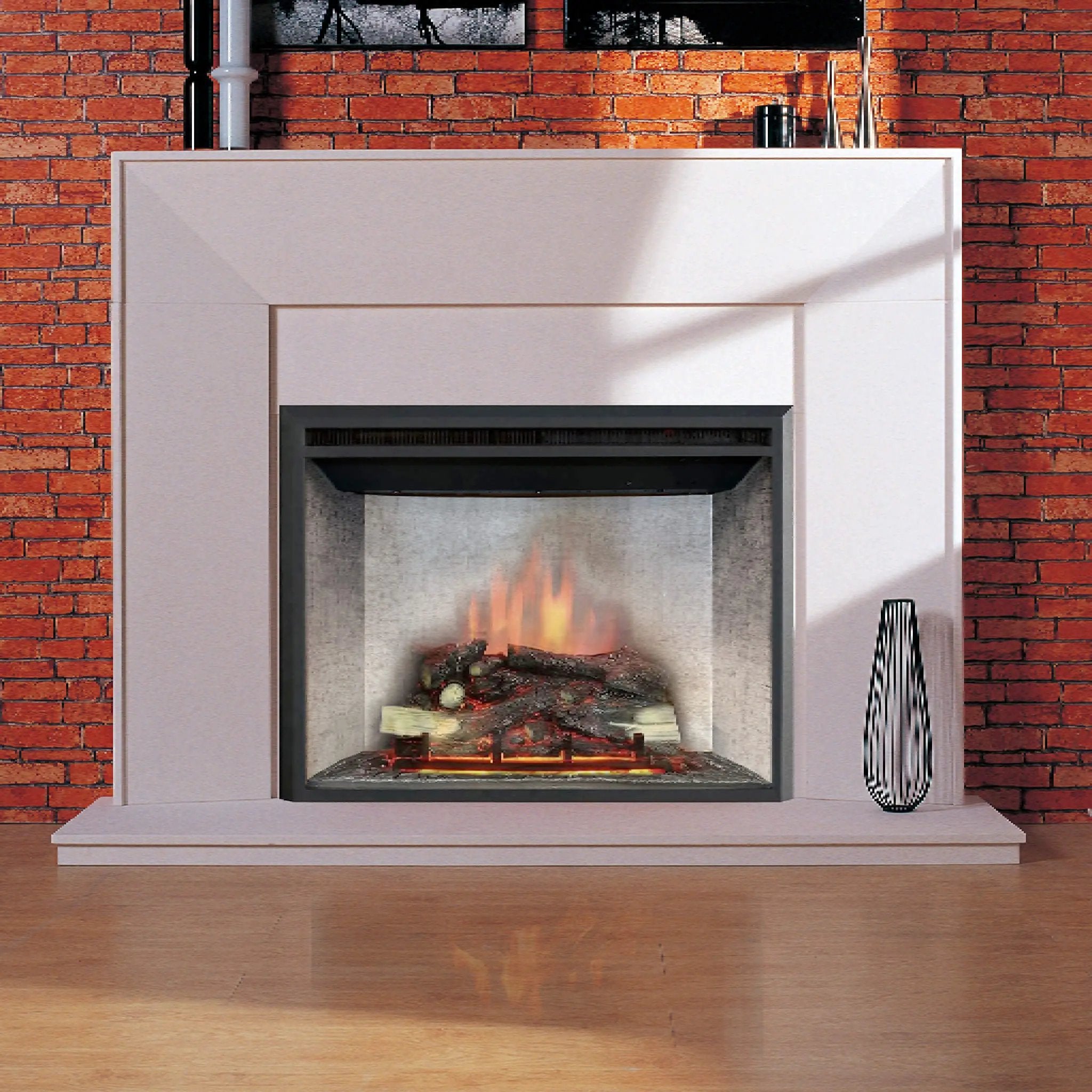 Dynasty Presto 35-Inch Vent Free Electric Firebox Insert With Remote Control [DY-FI35D] (SAK86012) by SAKSBY WHOLESALE