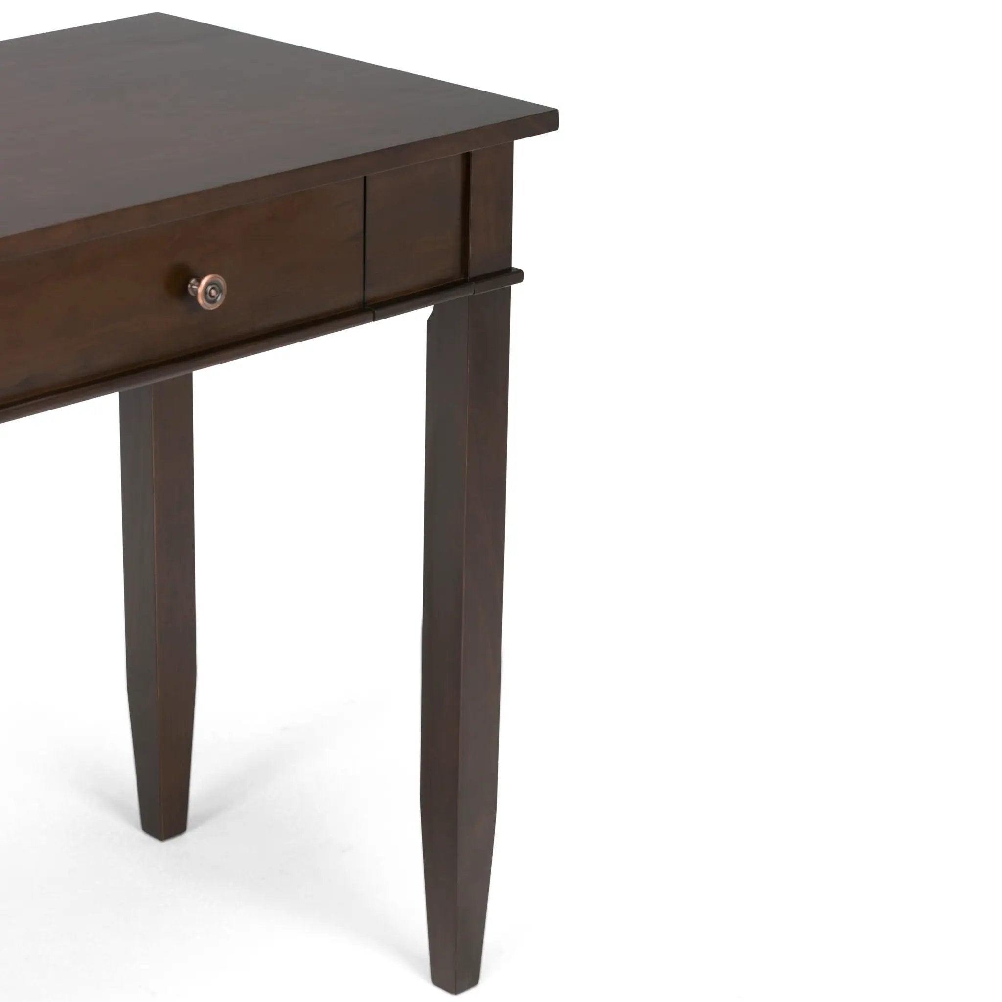 Carlton - Home Office Desk - Dark Tobacco Brown by HouseOfZazla